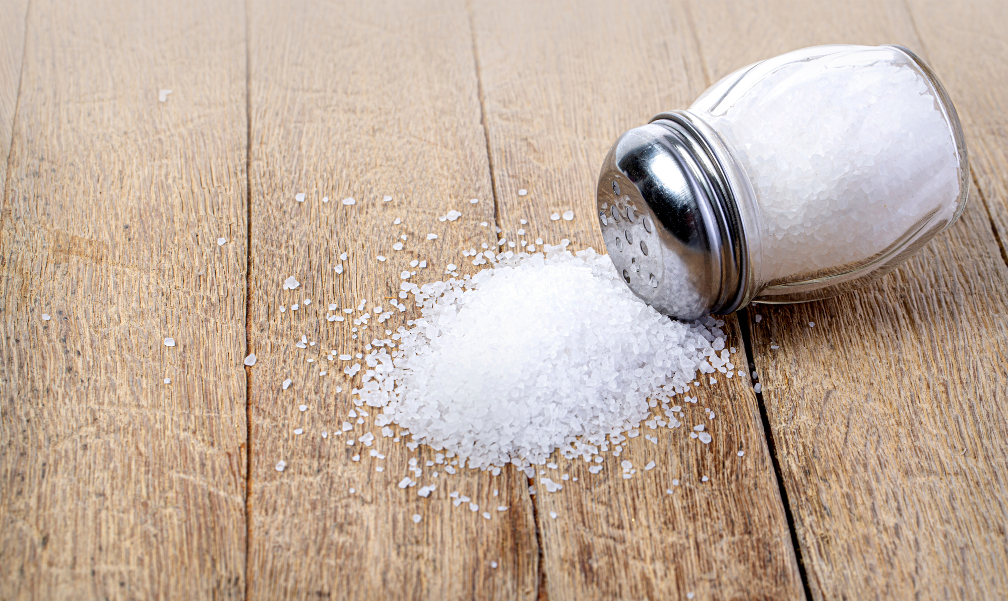 zoutvaatje op tafel