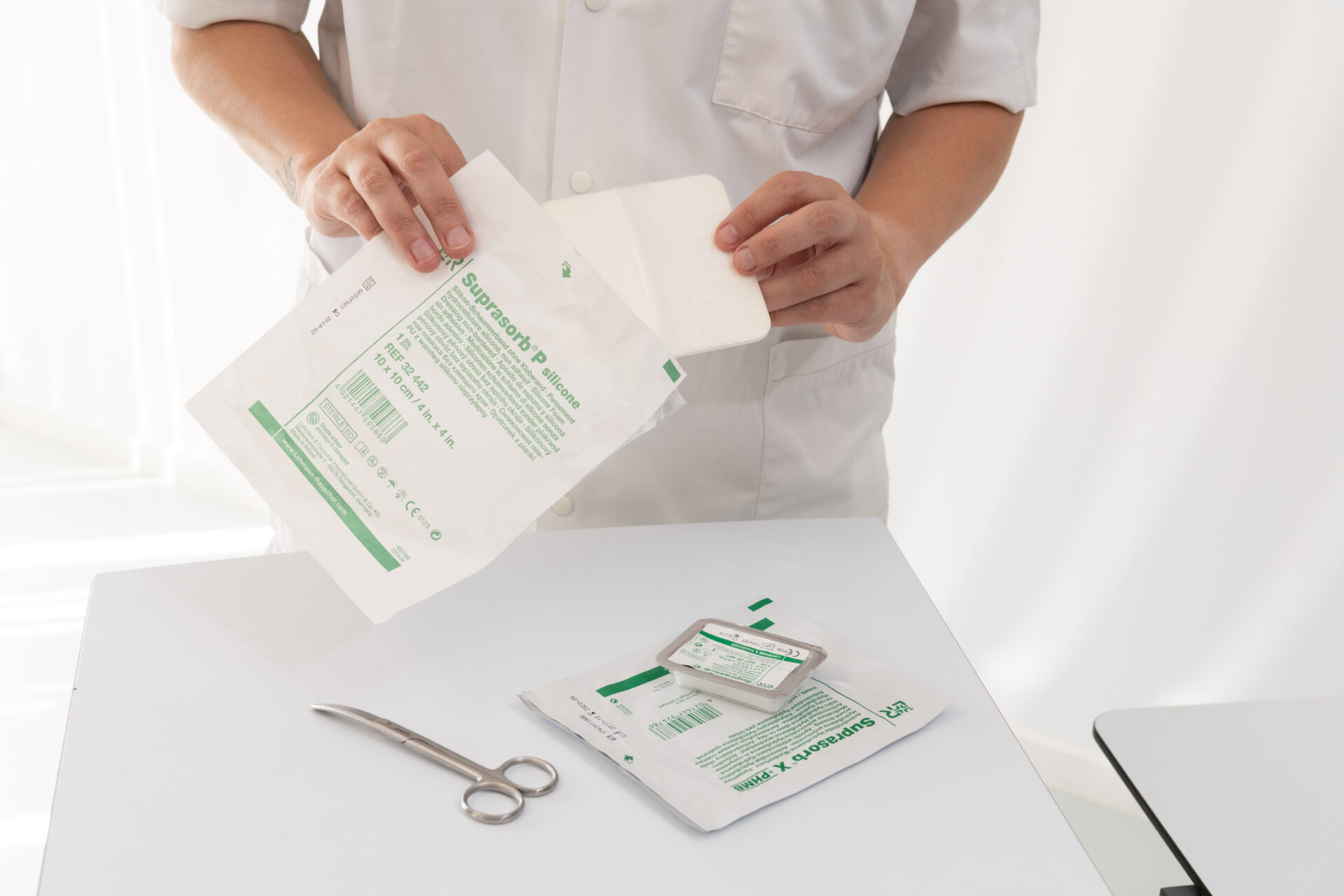 Siliconengaas wondverband